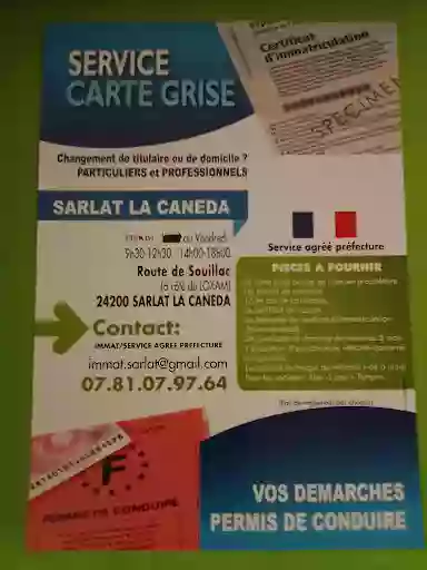CARTE GRISE SARLAT LA CANEDA
