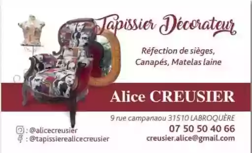 Tapissière Alice Creusier