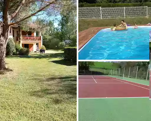 Gîte de France avec piscine et tennis privés