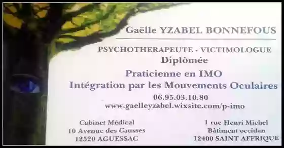 Gaëlle YZABEL BONNEFOUS PSYCHOTHERAPEUTE - VICTIMOLOGUE