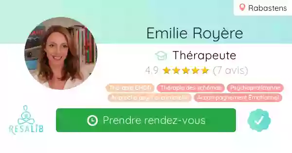 Emilie Royère Thérapeute EMDR - Psychopraticienne