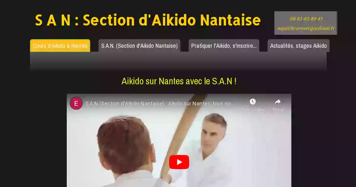 Section d'Aikido Nantaise (S.A.N) - Aikido Nantes