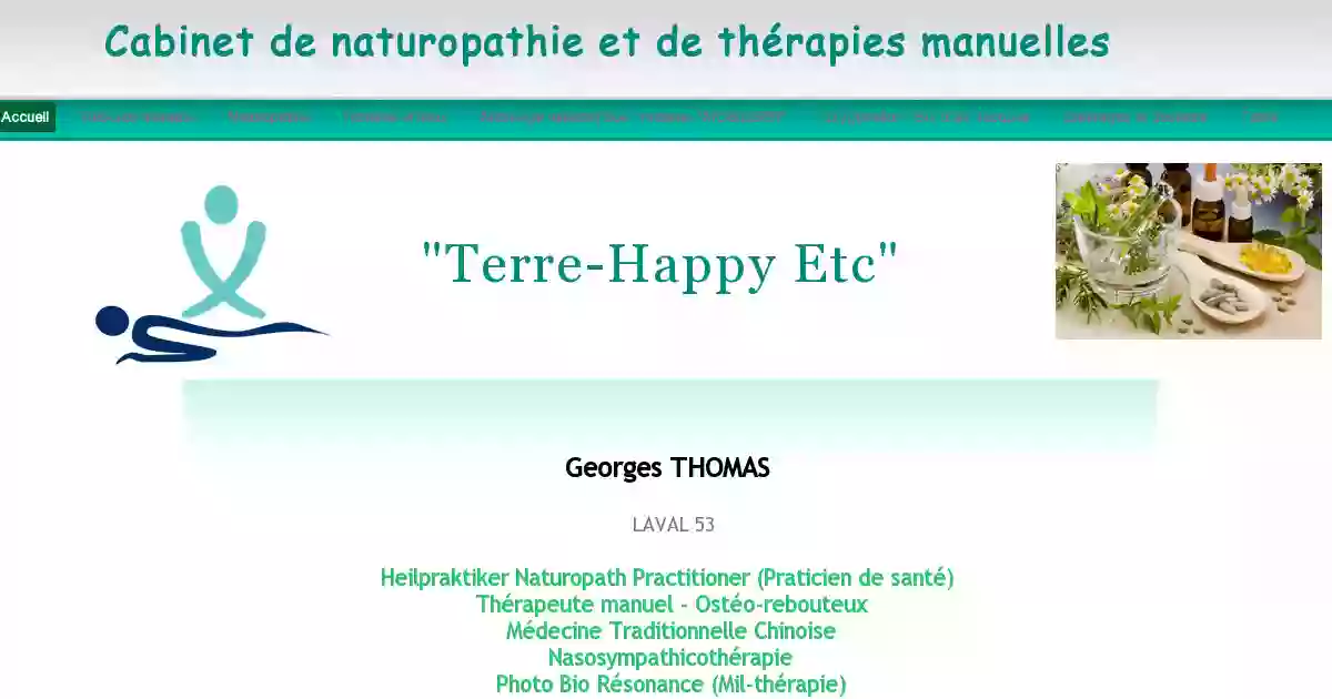 Heilpraktiker Praticien de Santé - Naturopathe - Medecine Traditionnelle Chinoise - Thérapeute manuel - Rebouteux - Georges THOMAS