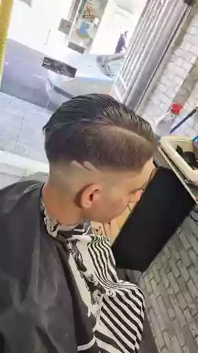 Barber shop split hair