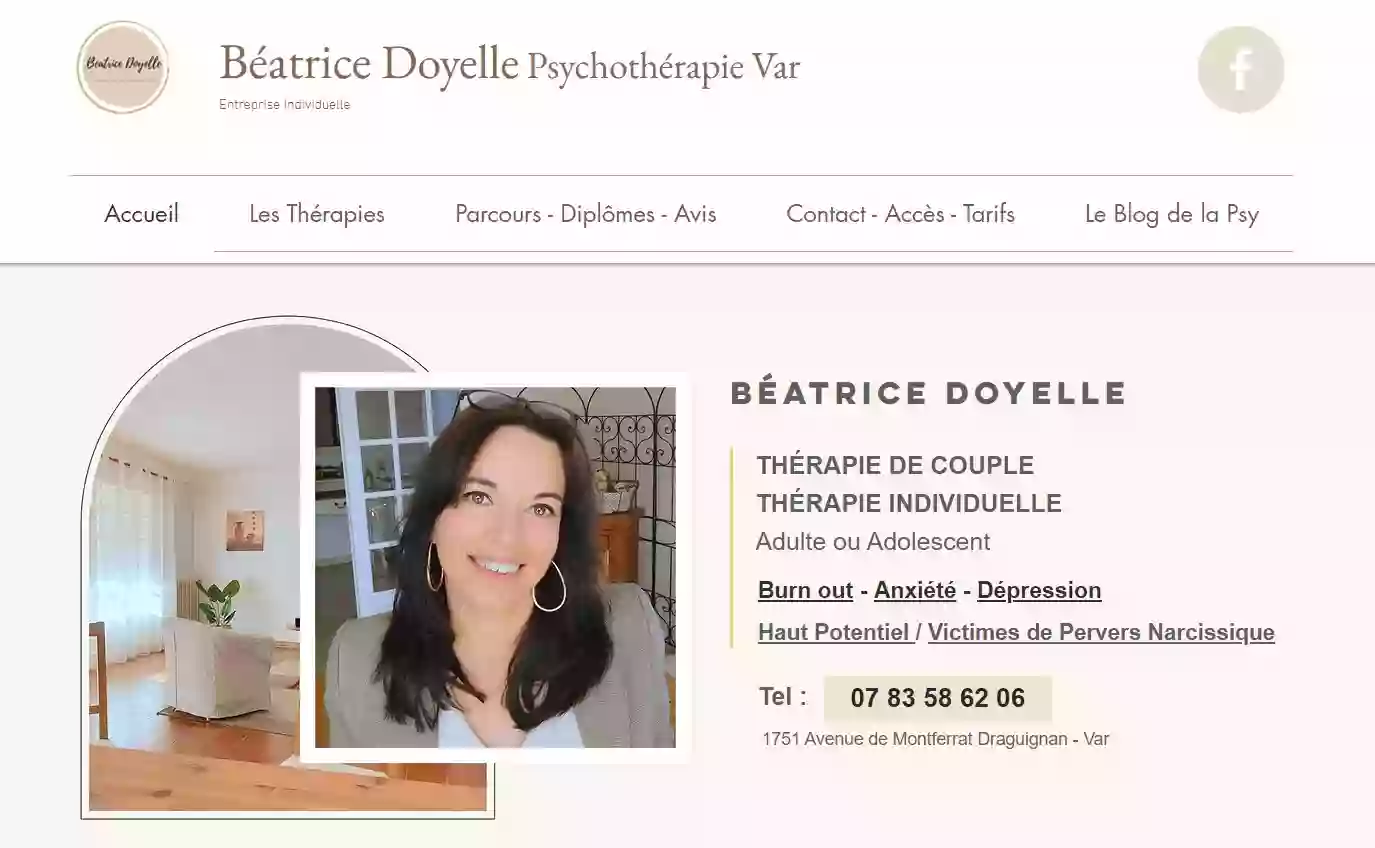 Psychothérapeute Thérapie de couple Béatrice Doyelle Draguignan Var