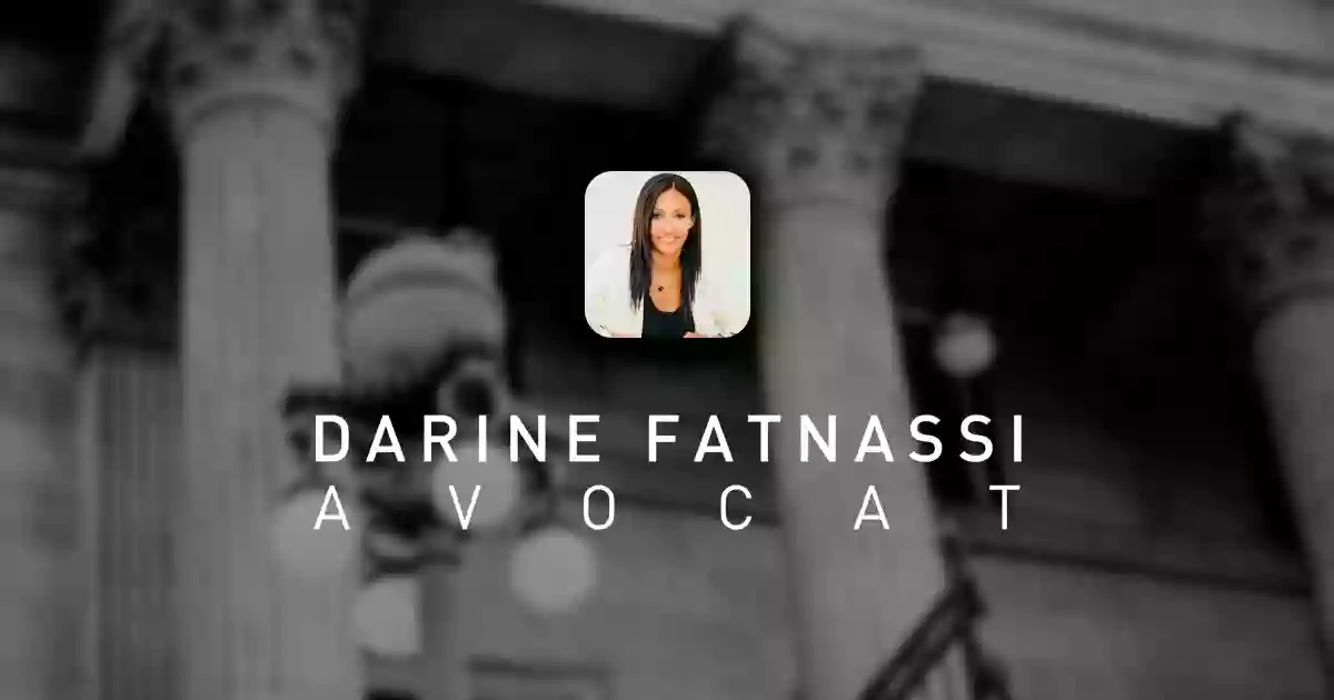 Avocat en réparation du dommage corporel - Accident de la route - Darine FATNASSI