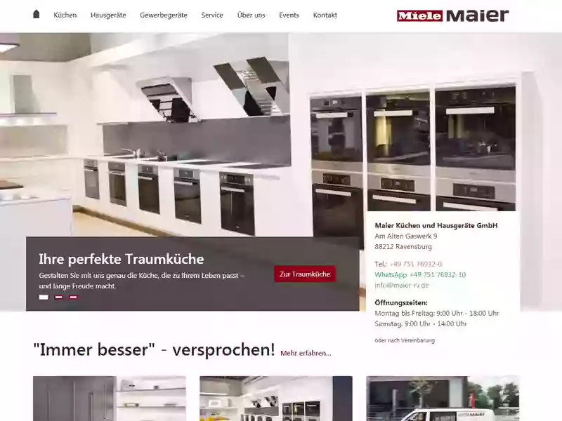 Miele-Center Maier, Küchen Hausgeräte und Kundendienst