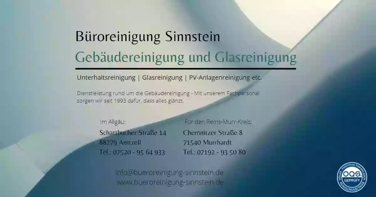 Gebäudereinigung Sinnstein