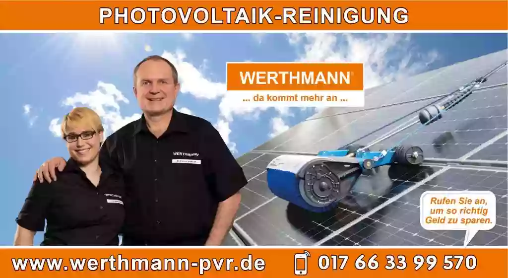 WERTHMANN Franchise - Professionelle Photovoltaik Reinigung