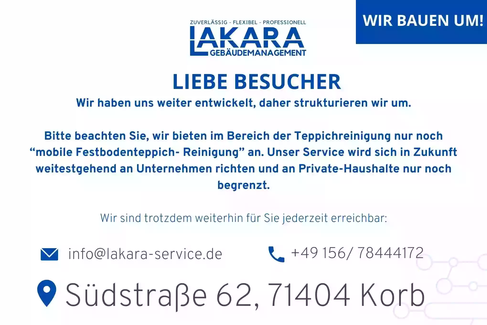 Lakara | Gebäudemanagement | Stuttgart Umgebung