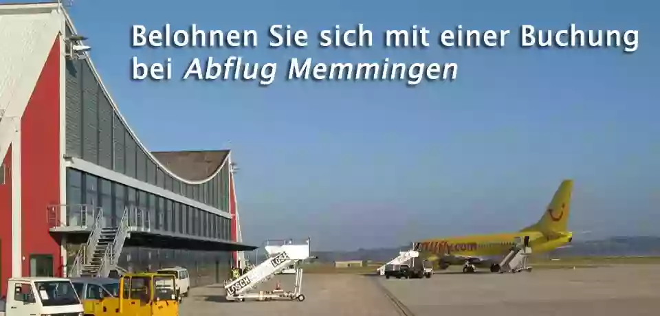 Flugreisen Abflug Flughafen Memmingen Allgäu Airport FMM