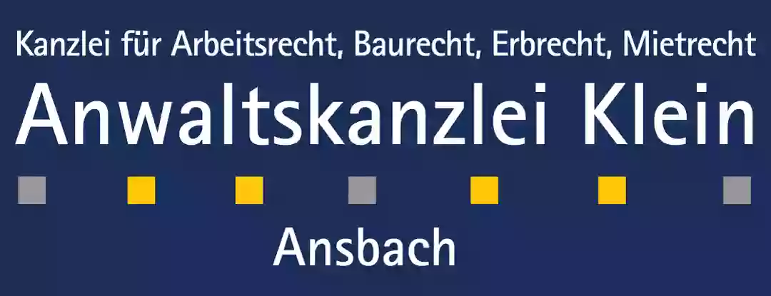 Anwaltskanzlei Klein, Ansbach, Rechtsanwälte, Arbeitsrecht, Erbrecht, Mietrecht, Baurecht