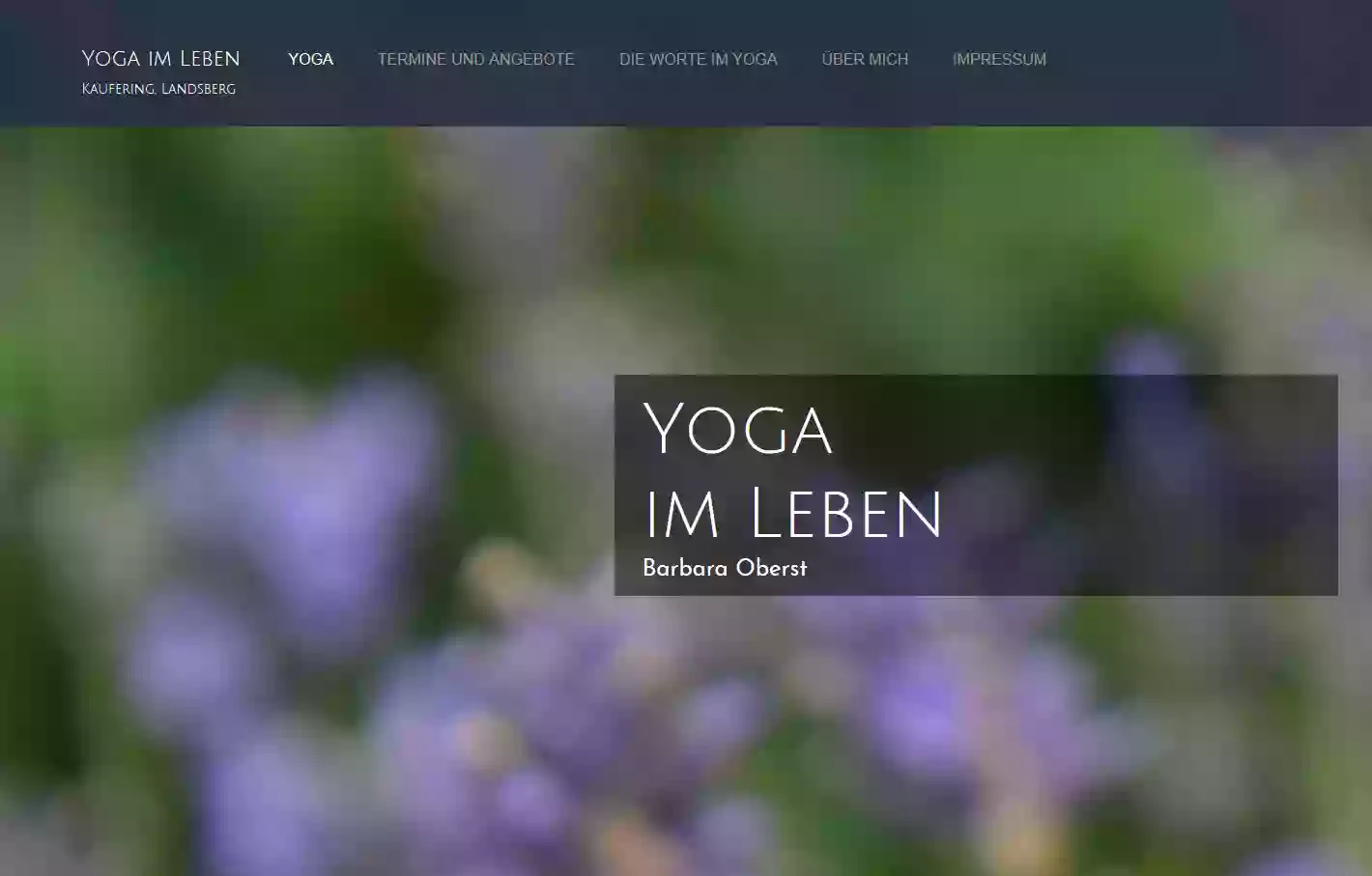 Barbara Oberst - Yoga im Leben