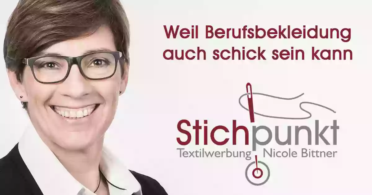 Textilwerbung Stichpunkt