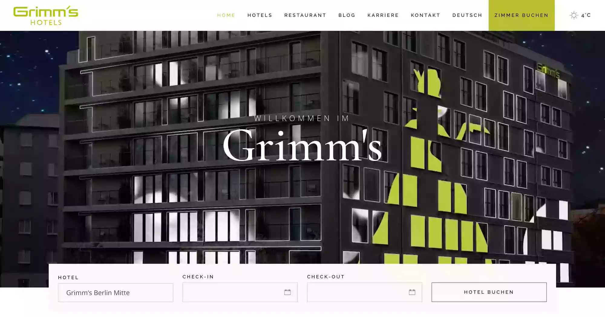 Grimm's Hotel am Potsdamer Platz