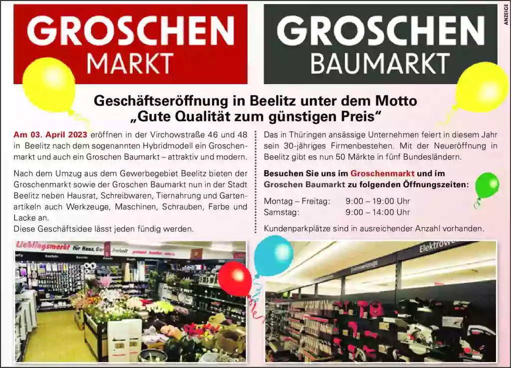 Groschen-Baumarkt