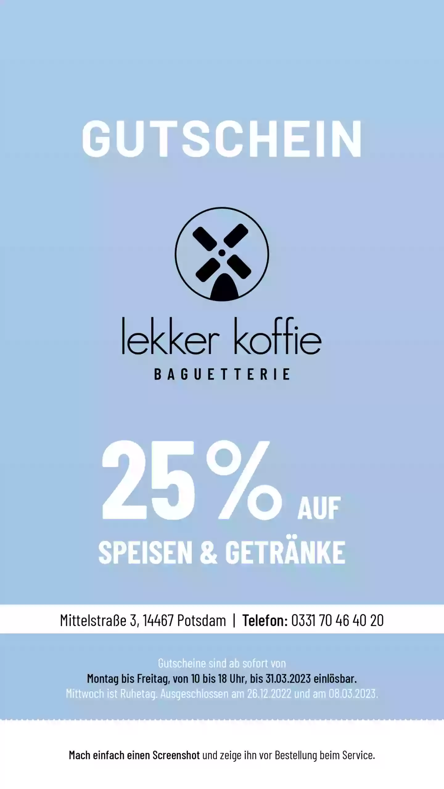 lekker koffie | Baguetterie