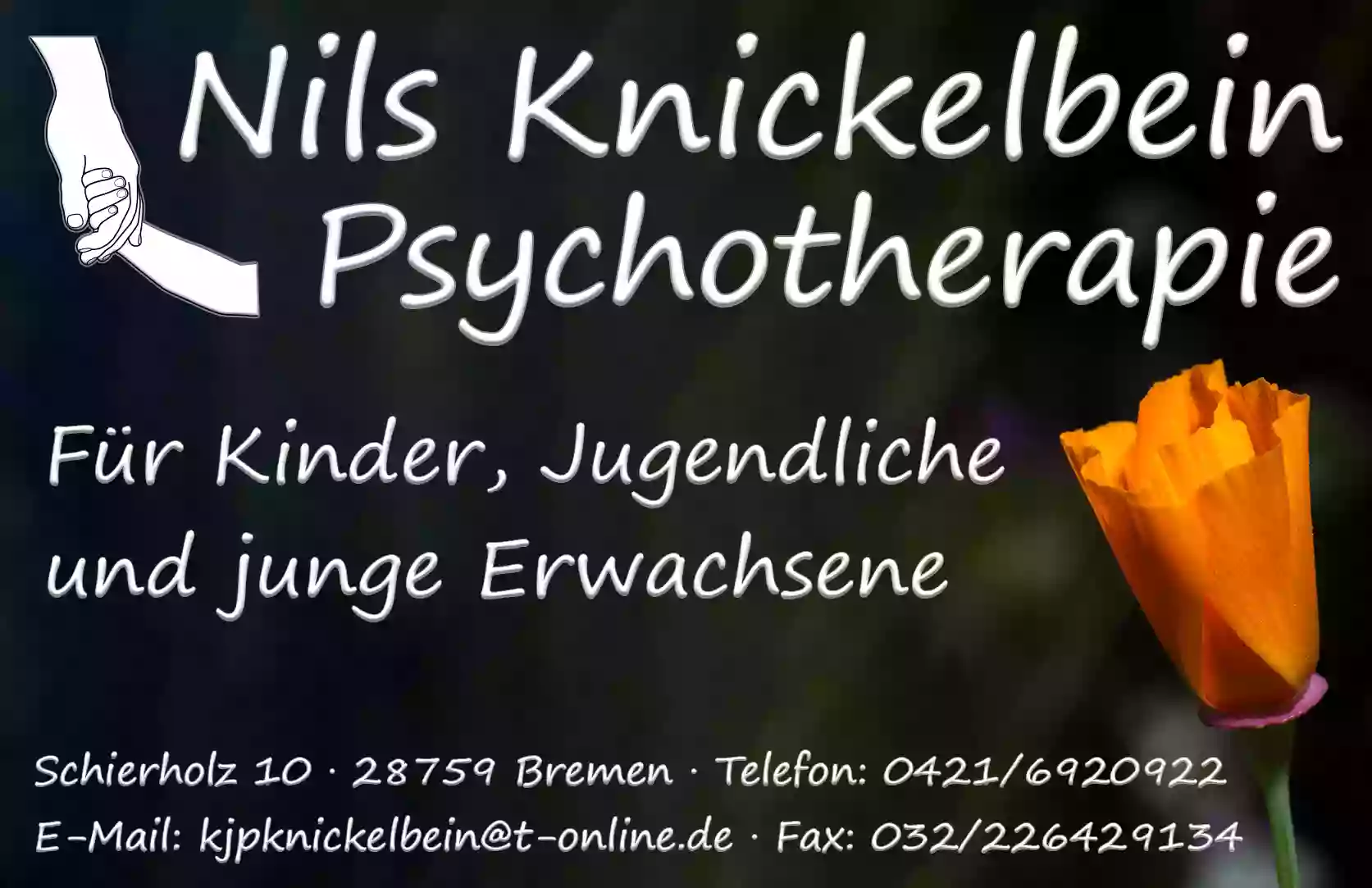 Nils Knickelbein Psychotherapeut für Kinder, Jungendliche und junge Erwachsene