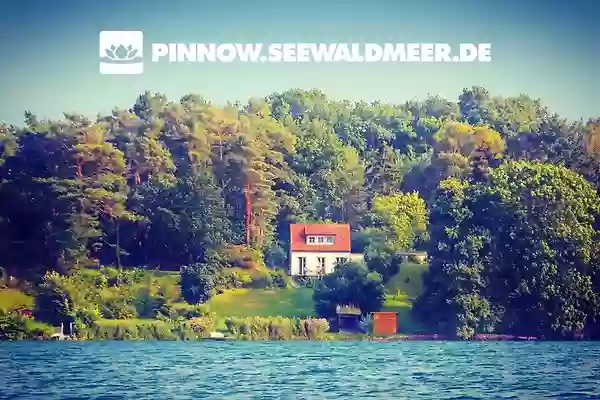 Ferienhaus SeeWaldMeer mit Kamin, Badesteg und Ruderboot direkt am Pinnower See