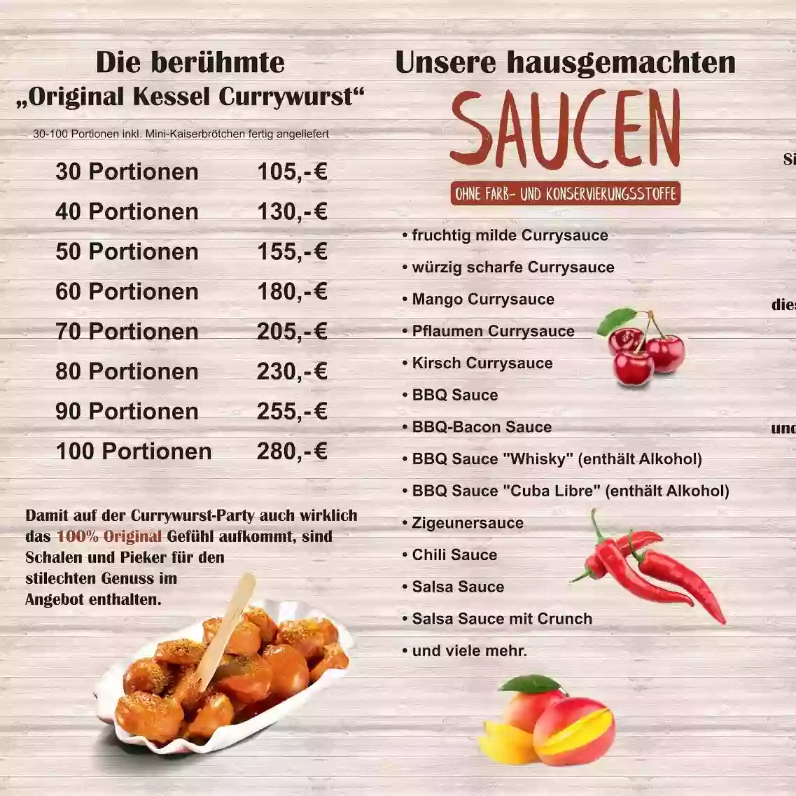 Lecker Currywurst Catering & Eventservice