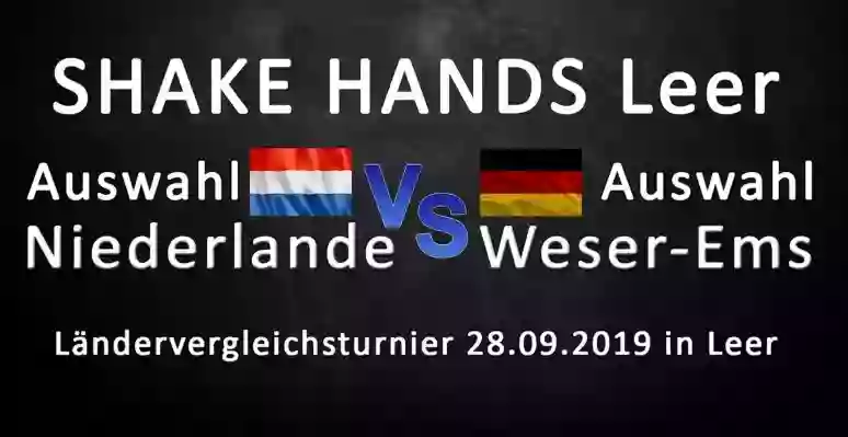 Boxabteilung Shake Hands Leer