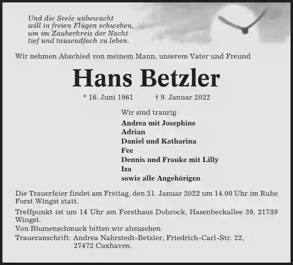 Hans Betzler