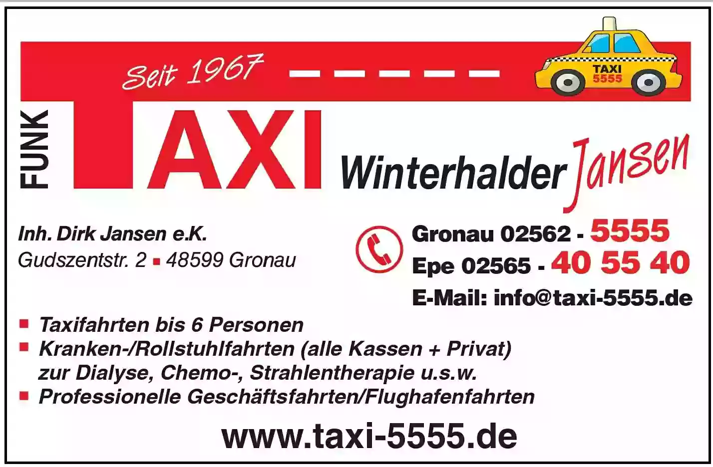 FUNK-TAXI Winterhalder Inh. Dirk Jansen e.K.