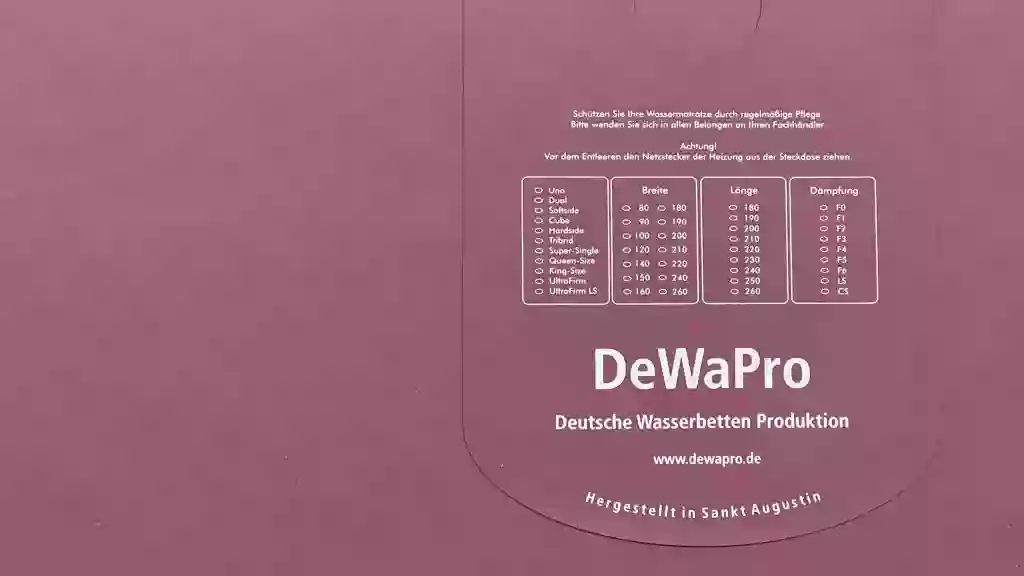 DeWaPro - Deutsche Wasserbetten Produktion