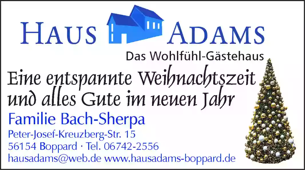 Haus Adams - Das Wohlfühl Gästehaus