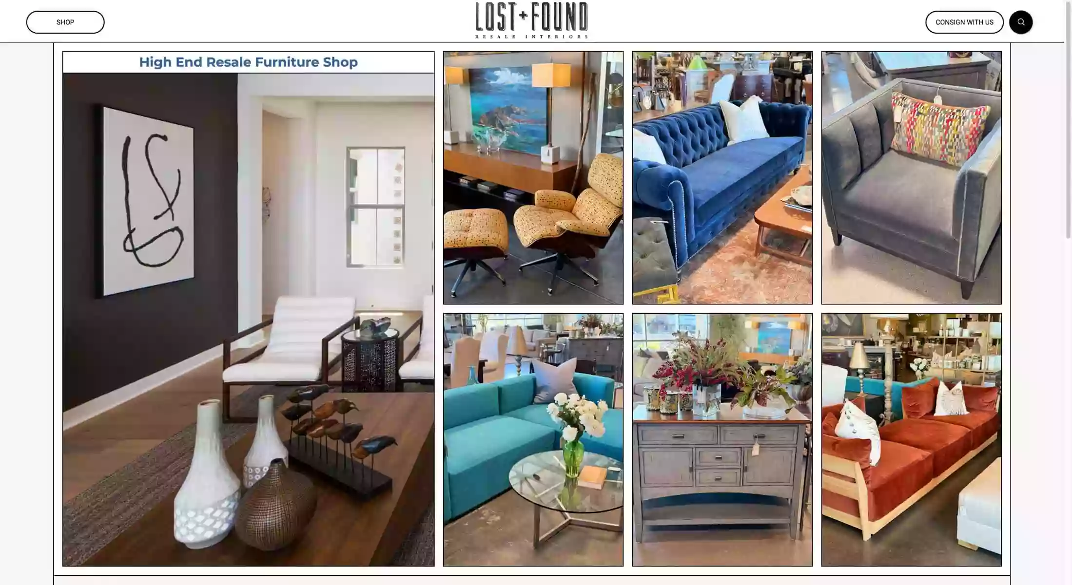 The Lost and Found Resale Interiors