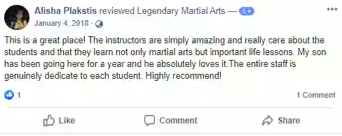 Legendary Martial Arts