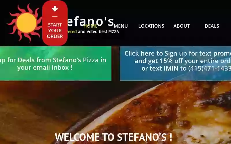 Stefano’s pizza