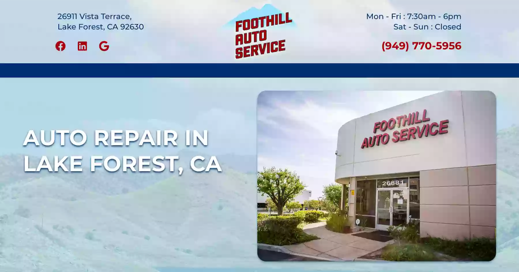 Foothill Auto Service