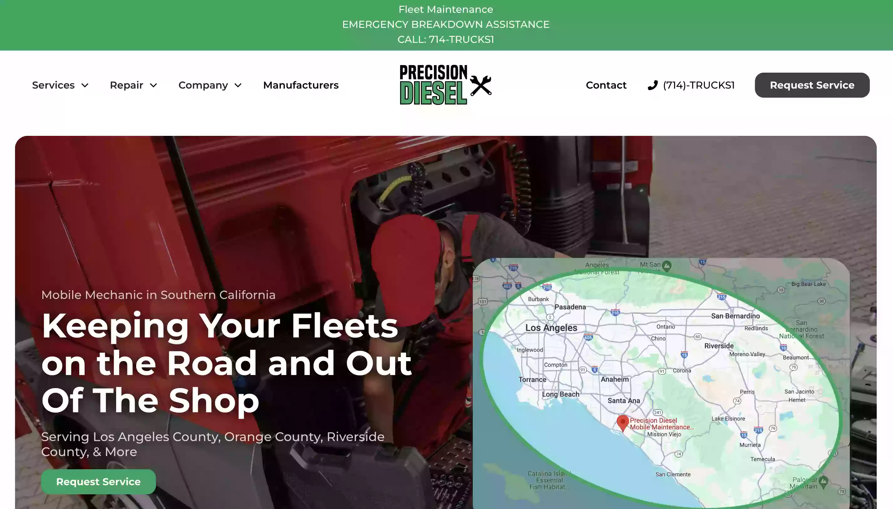 Precision Diesel Mobile Maintenance and Truck Repair