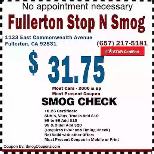 Fullerton Stop N Smog