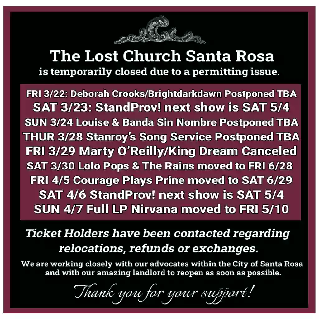 The Lost Church Santa Rosa