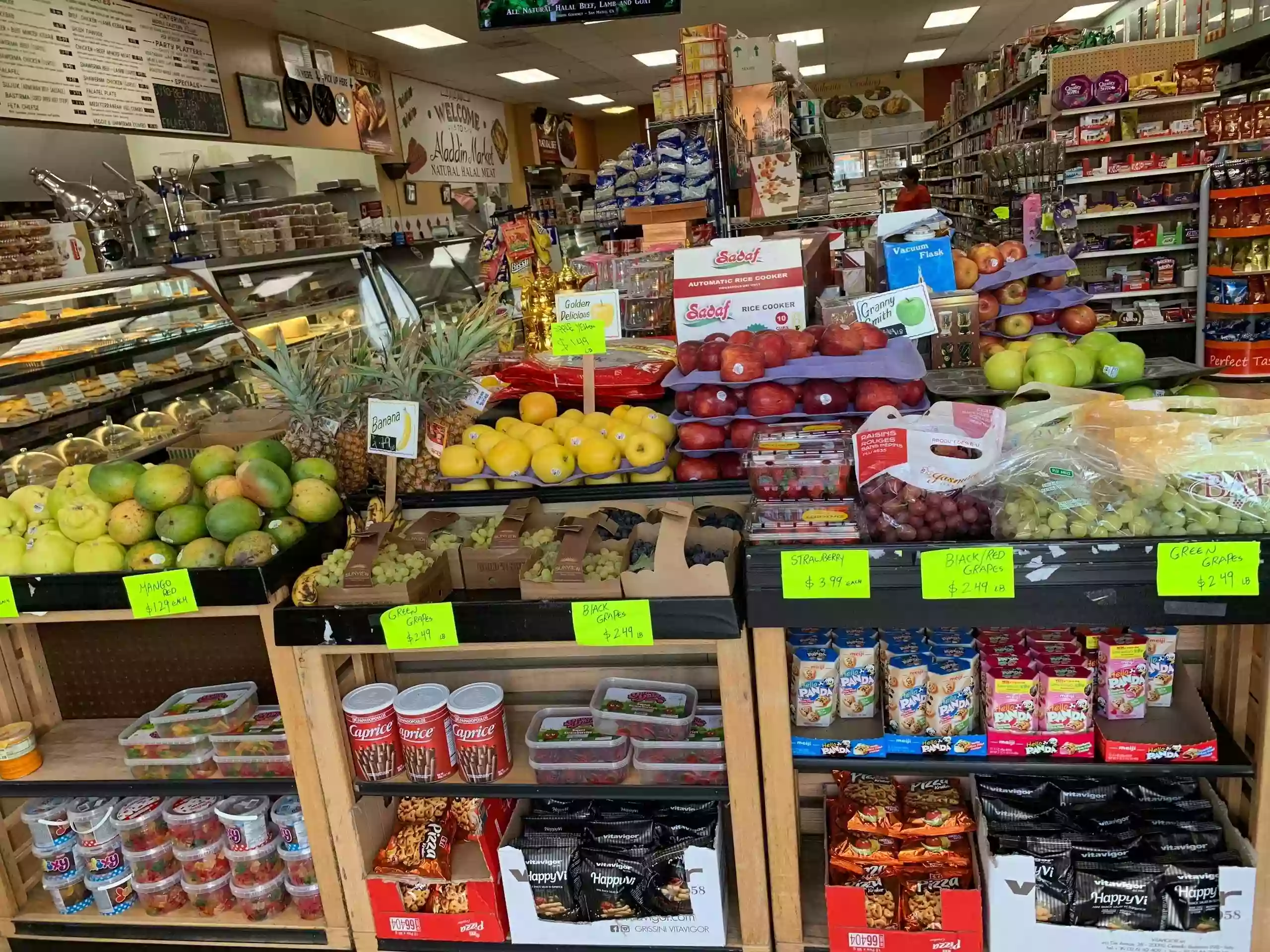 Aladdin Gourmet | Grocery & Gourmet Store | Falafel, Humus, Halal Meat in San Mateo