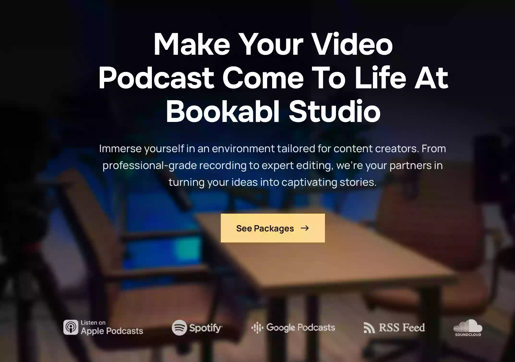 Bookabl Studio - Content Studio | Event Space
