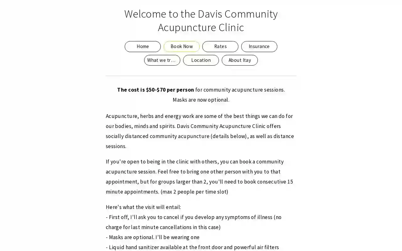 Davis Community Acupuncture Clinic