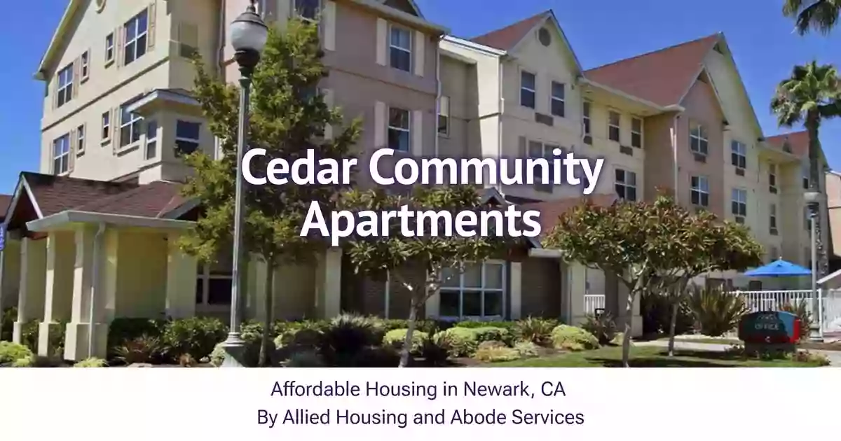 Cedar community apartments