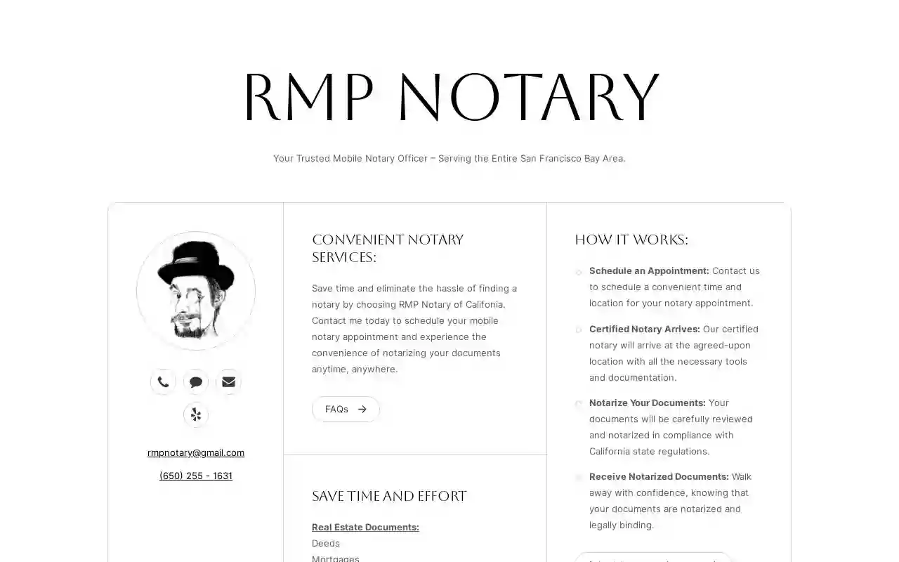 RMP Notary, Mobile Notary Public