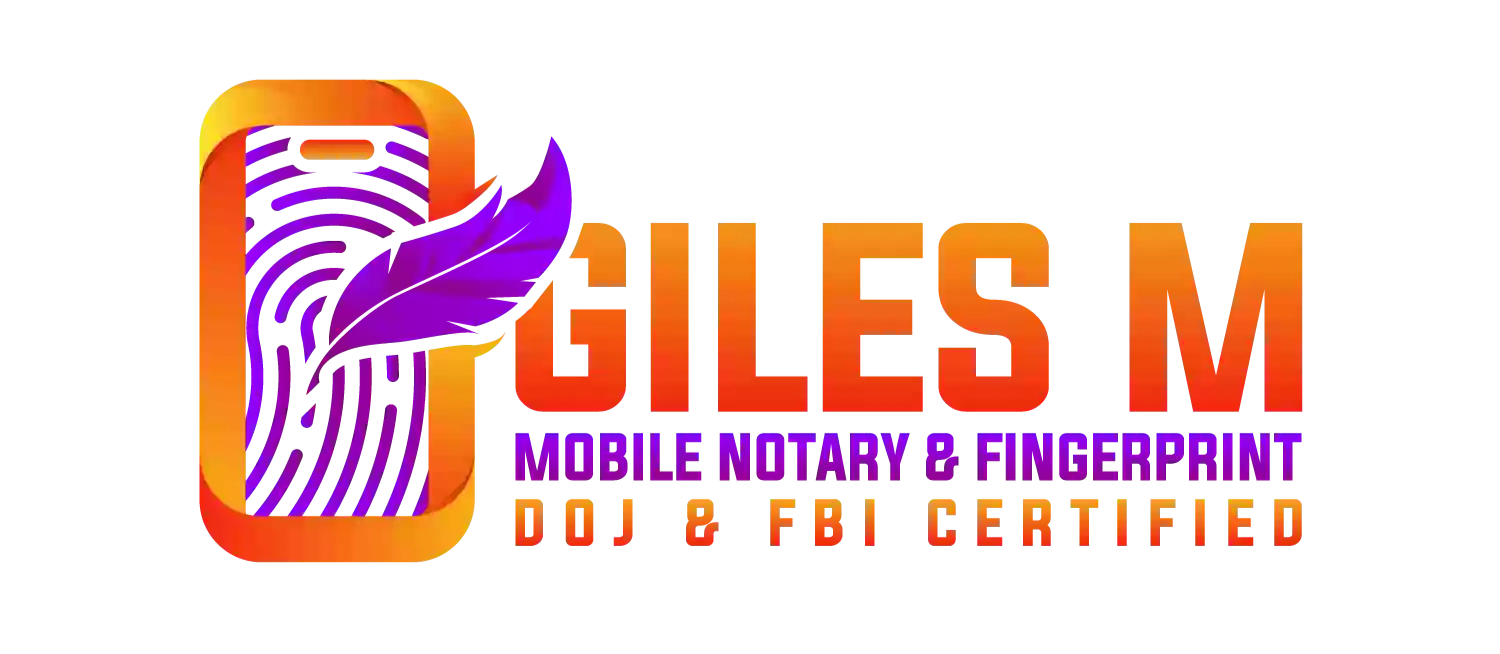 Giles M Mobile Notary & Fingerprint Services