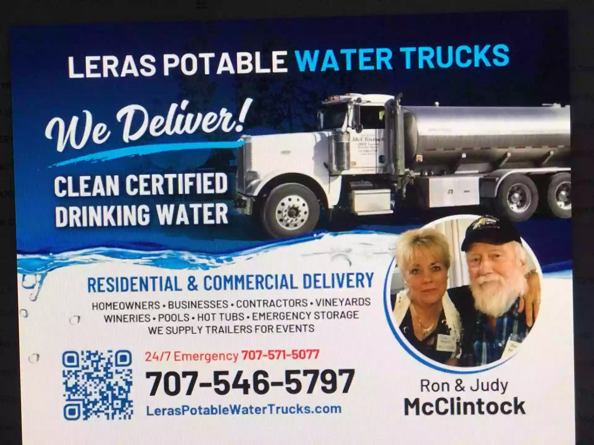 Leras Potable Water Trucks