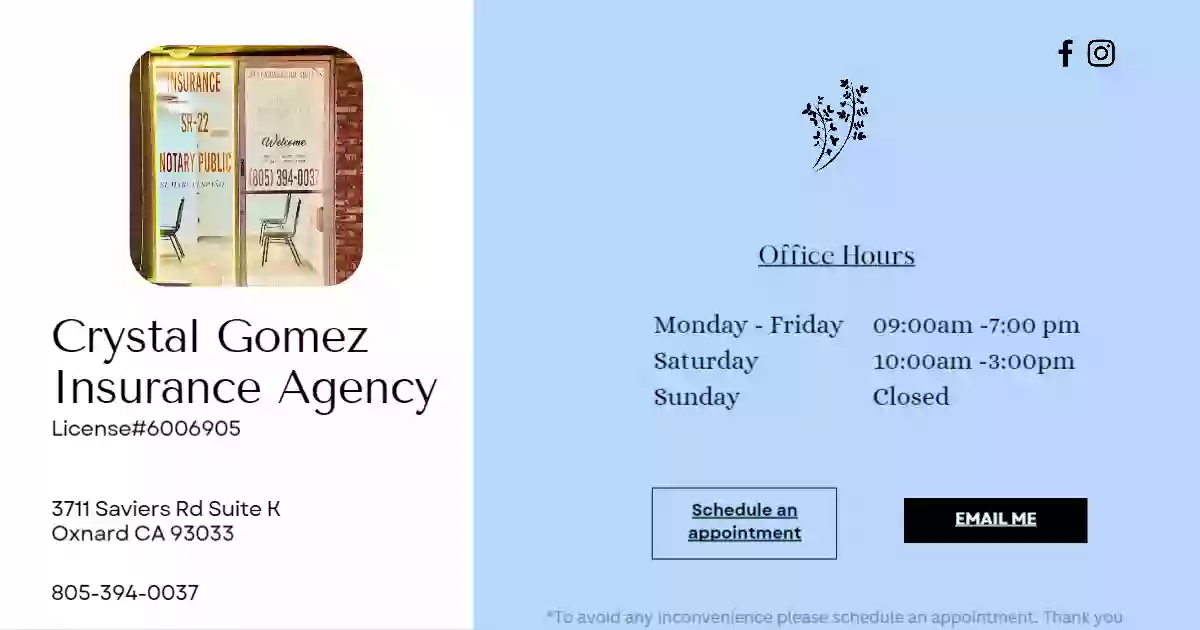 CRYSTAL GOMEZ INSURANCE AGENCY