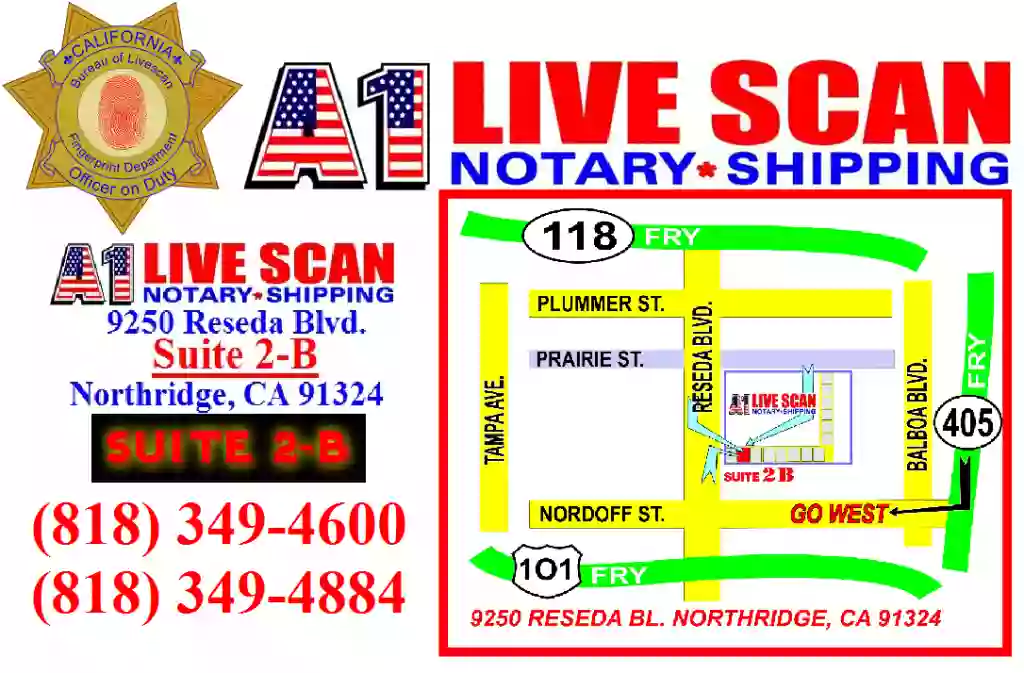 A1 Live Scan Notary Shipping