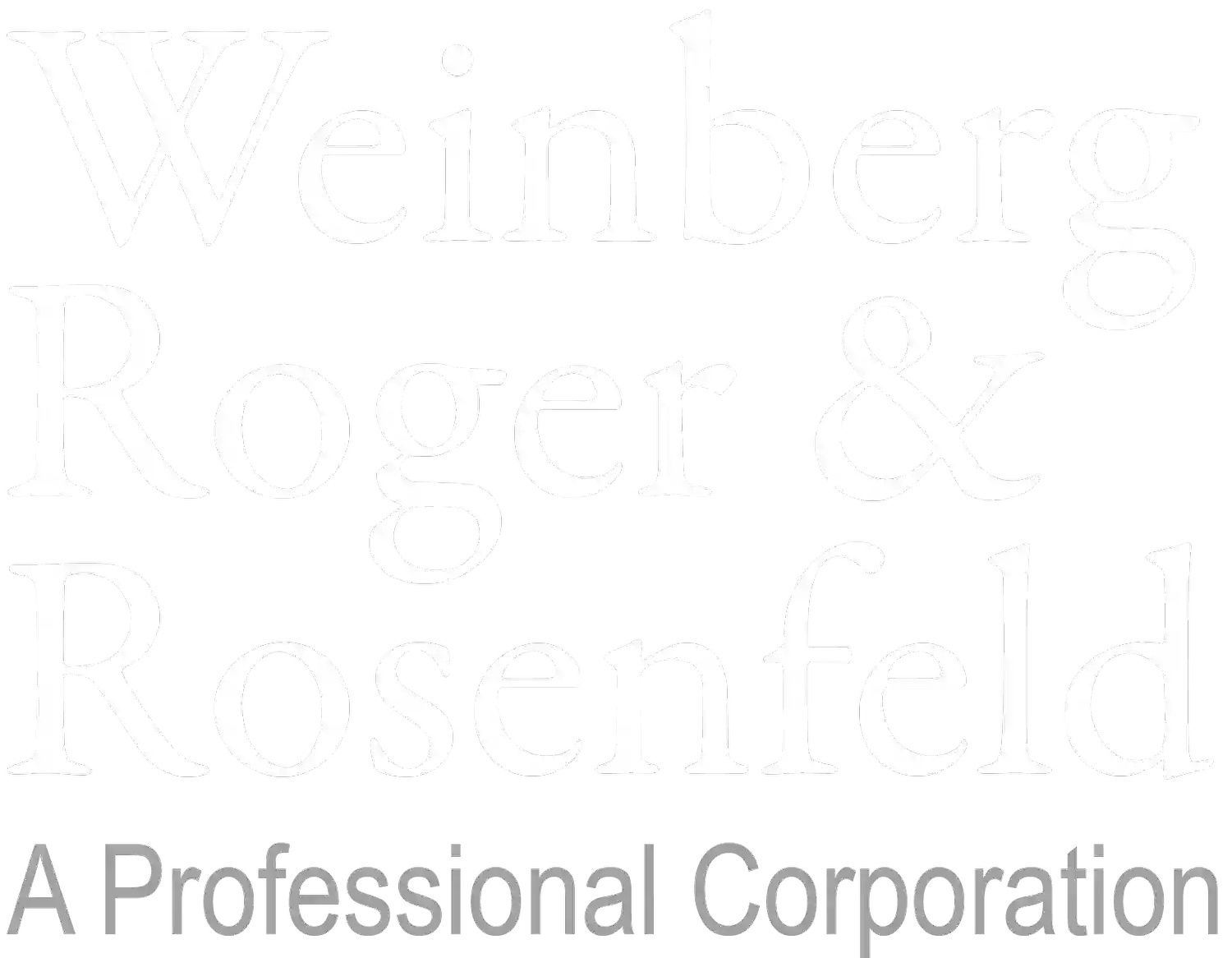 Weinberg Roger & Rosenfeld