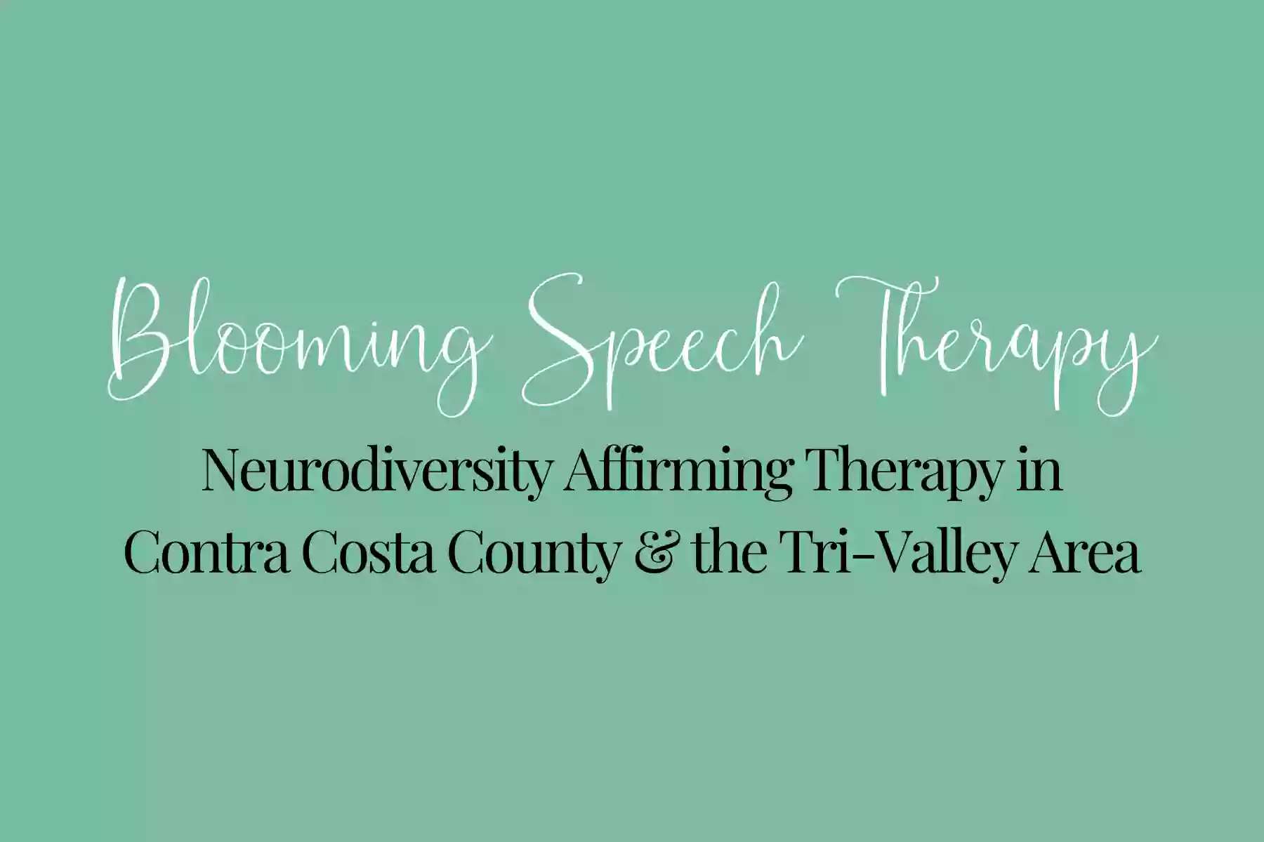 Blooming Speech Therapy