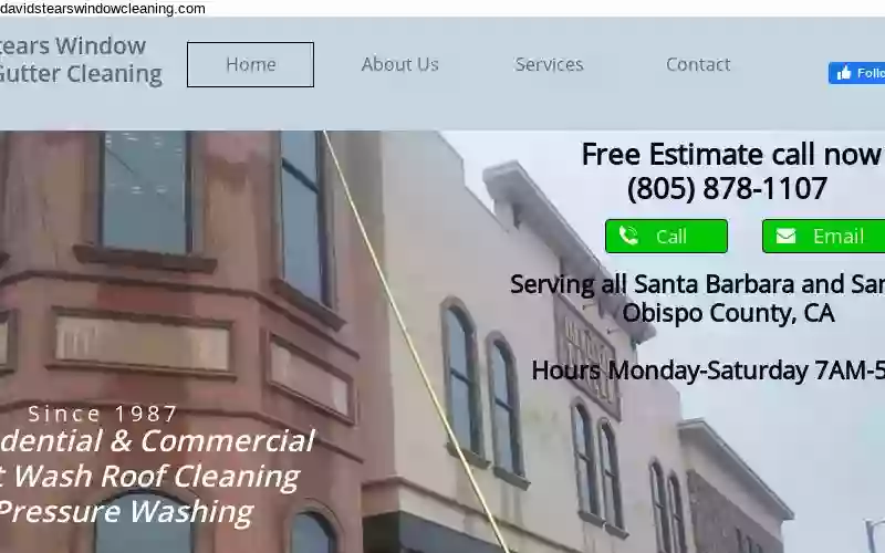 David Stears Window & Rain Gutter Cleaning Service