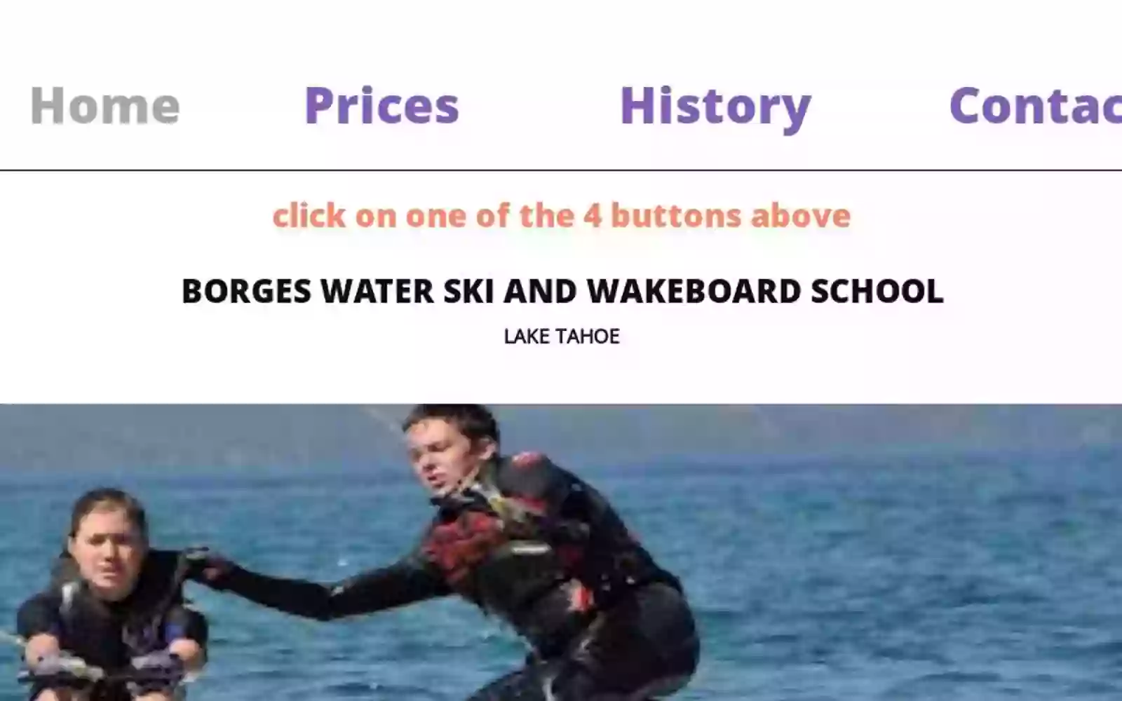 Borges Water Ski and Wakeboard School Lake Tahoe