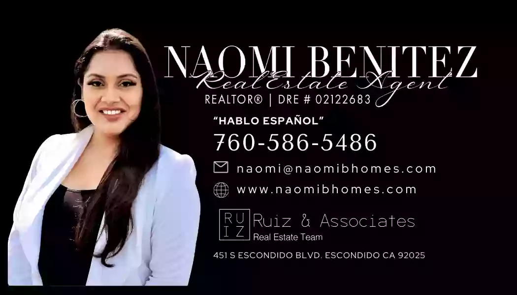 Naomi Benitez Real Estate Agent